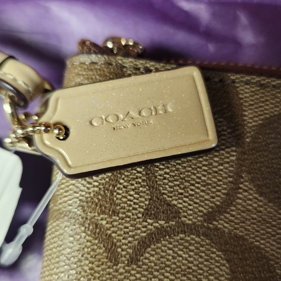 Coach Leather Wristlet - Picture 2 of 4